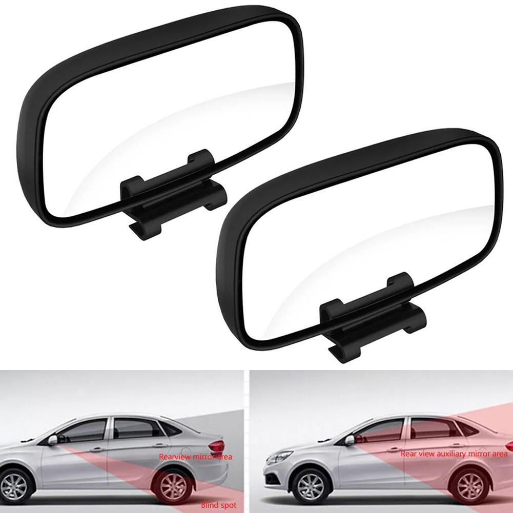 2XUniversal Auto Zubehör Auto Spiegel Hilfs Rückspiegel Weitwinkel Seite Rückspiegel Reverse Blind Spot ° Einstellbar