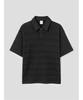 SHIFT.G Wave Texture Polo Black