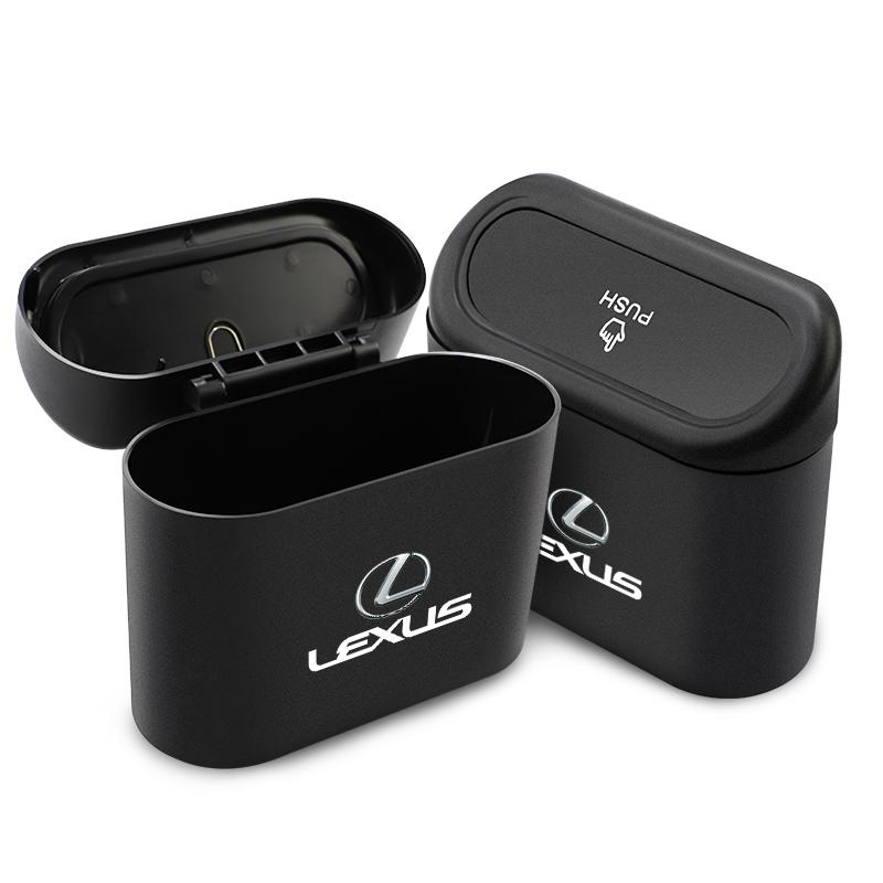 cspzah1 In-vehicle Trash Can Car Logo Garbage Case Storage Bucket Accessories For Lexus F SPORT GX460 Ct200h IS250 ES 220D IS200 Fsport