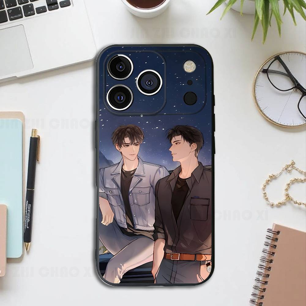 Sao Hom Nam Tay Tang Silicone Soft Phone Case For IPhone17 16 15 14 13 12 11 Pro Max Plus X XR SE Cover