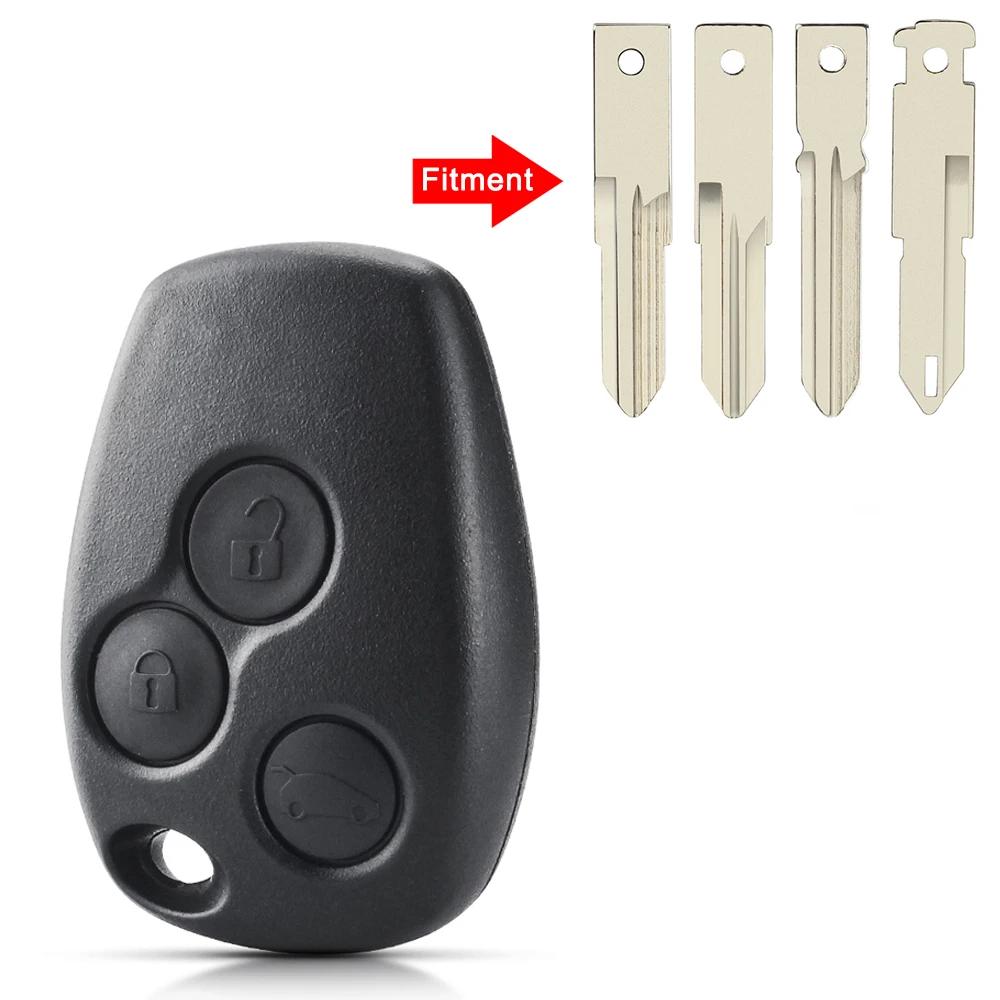 S Without Blade 2/3 Buttons Remote Car Key Shell Fob Cover Case For Renault Dacia Modus Clio 3 Twingo Kangoo 2