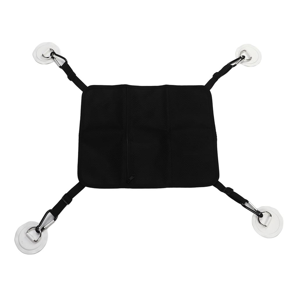 Mesh Deck Bag Paddle Board Storage for Kayaking Water Sports Supplies with 4 Patches Hooks