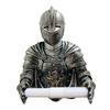 Wall Toilet Paper Holders Medieval Statue Knight Toilet Paper Dispenser Vintage Roll Paper Stand for Bathroom Toilet
