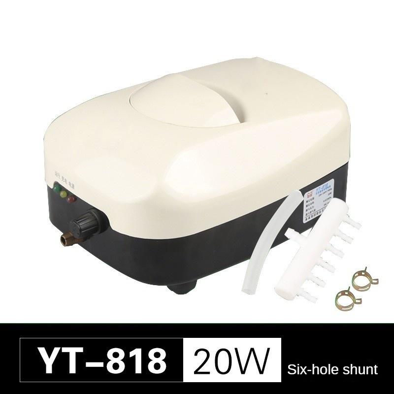 High Power Fish Tank Oxygen Air Pump Aquarium AC/DC Dual Purpose Aerator Pump Aquaculture Silent Oxygenator