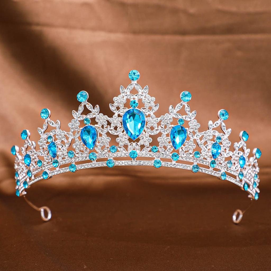 Brautkrone Tiara Hochzeit Geburtstag Erwachsene Kleideraccessoires Reisefoto Haarschmuck Braut-Tiara