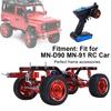 Remote Control Car Frame Upgrade Accessory Set for 1 12 MN D90 RC Car Model