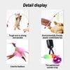 Wire Feather Cat Tickling Stick Pet Products for Cats Pet Cat Toys Interactive Cat Stick Toy Kitten Playing Pet Accessories