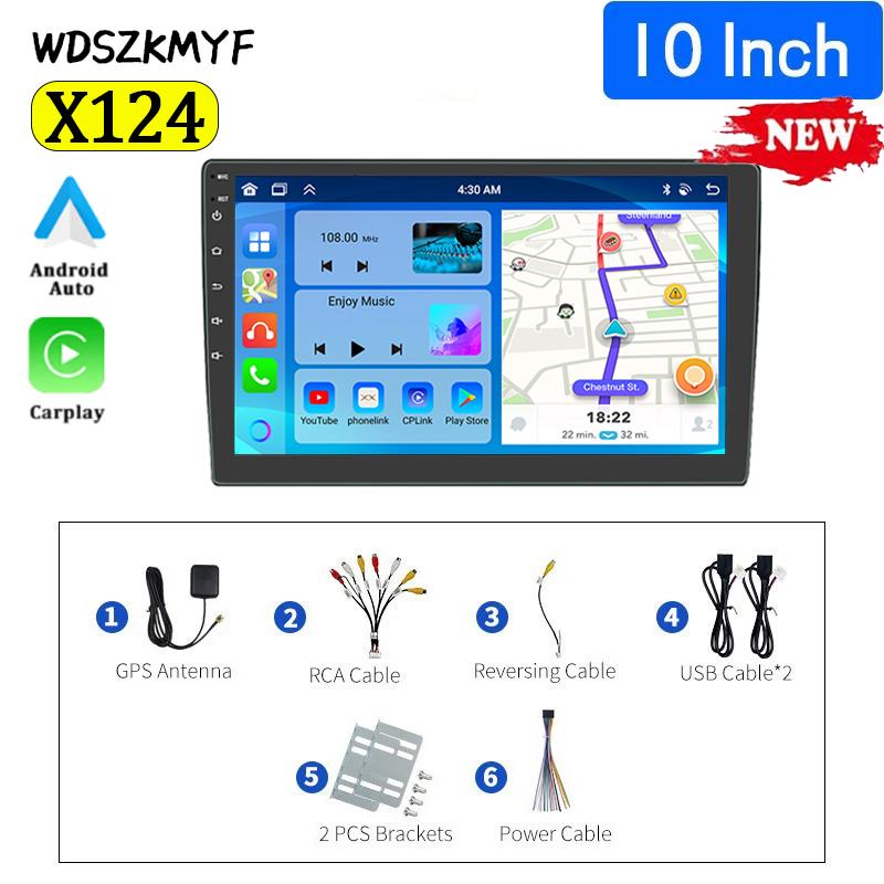 7"/9"/10" Android 13 Car Radio Androidauto Carplay WIFI GPS Car Audio Automotive Multimedia Player For Hyundai Nissan Toyota Kia