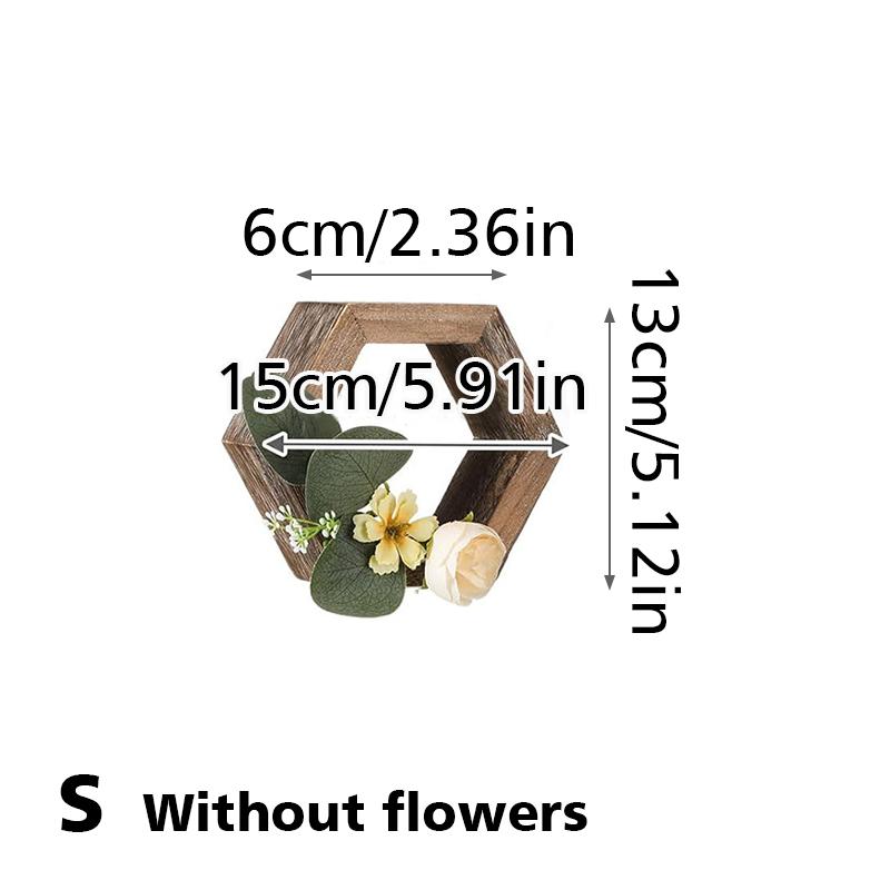 

Украшения для венков ручной работы, свадебные кашпо, подсвечники, тунговое дерево, деревянные 15CM
