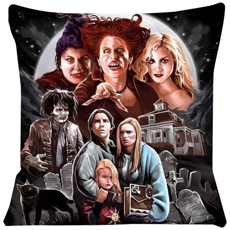 Horror Movie Cushion Cover Comfortable Short plush Pillow Cases Chair Car Sofa Pillow Cover Home Decorative  SJ114