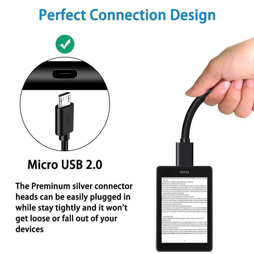 Micro USB Cable 2.4A Fast Charging Micro Data Cord For Samsung S6 S7 Redmi 7 8 9A Note 4 5 6 For Headhpone Earphone Mouse