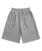 Eonoideu Single-Pleat Bermuda Sweat Shorts Lq7Pu491_Melange Grey