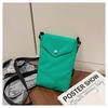 Literary small fresh and light nylon cloth messenger mobile phone bag women's casual versatile mini cute small square bag