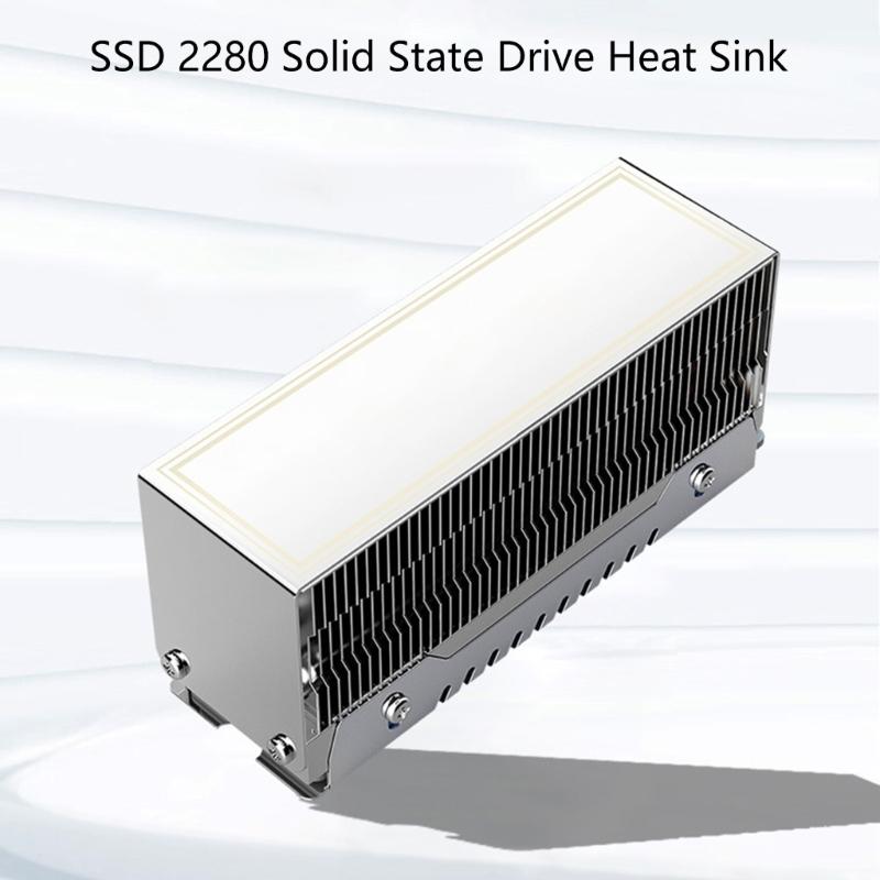 Universal M.2 SSDs Coolers Double Heat Tube For Various 2280 Models for Easy Installation on Multiple Computer Systems