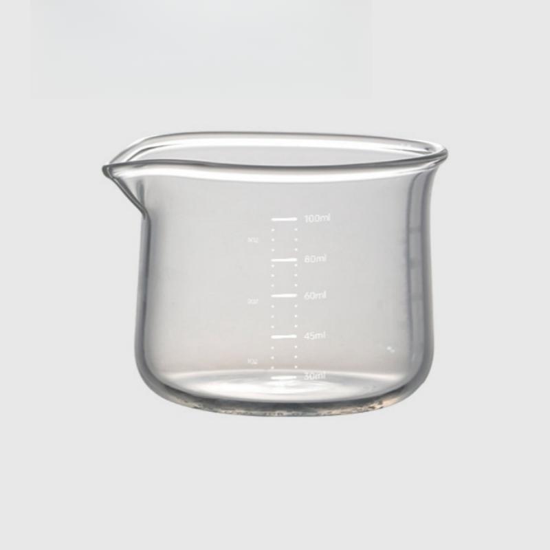 100ml Scale Espresso Coffee Measuring Cups Clear Glass Heat-Resistant Home Kitchen Measuring Tools Barista Accessories