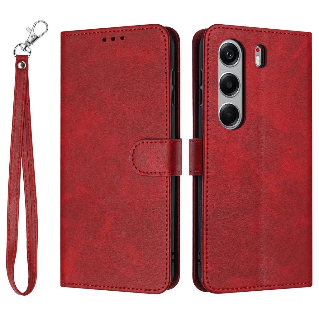 For TECNO Camon 40 Pro 4G Case Flip Stand PU Leather Wallet Phone Cover Calf Texture