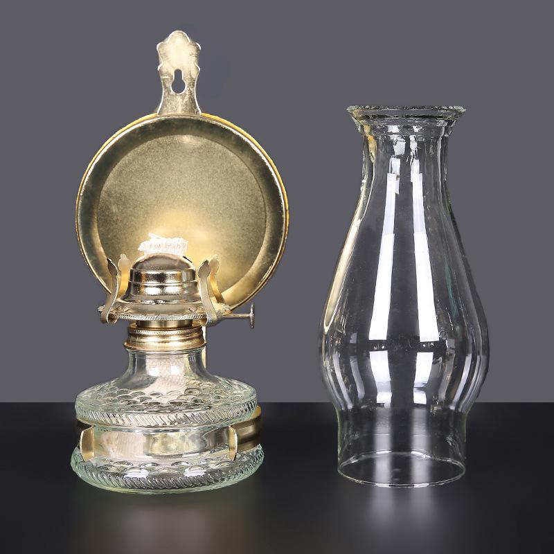 Retro nástěnná olejová lampa Koňská lampa Petrolejová stará olejová lampa Stará bronzová Nostalgická olejová kempingová lampa Venkovní stanová lampa