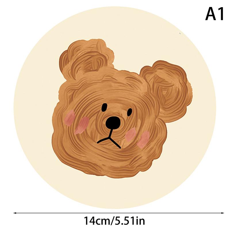 Bear Coasters Creative Ceramic Heat Insulation Mats Simple Household Absorbent Anti-Scald Pot Mat Kitchen Home Accessories