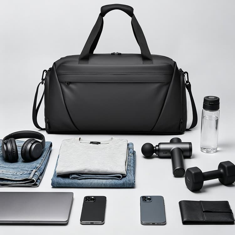 Simple portable travel bag Crossbody short fitness bag