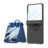 For Samsung Galaxy Z Flip 7 6 Case Protective D Ring Middle Magsafe Back Cover With Tempered Glass
