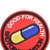 Japanese Akira Kaneda Good For Health, Bad For Education Iron On Patch