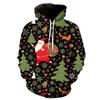 Cartoon Christmas Present Hoodie For Men New In 3D Printed Xmas Pullover Sweatshirts Men's Holiday Pullover Hoody Tops