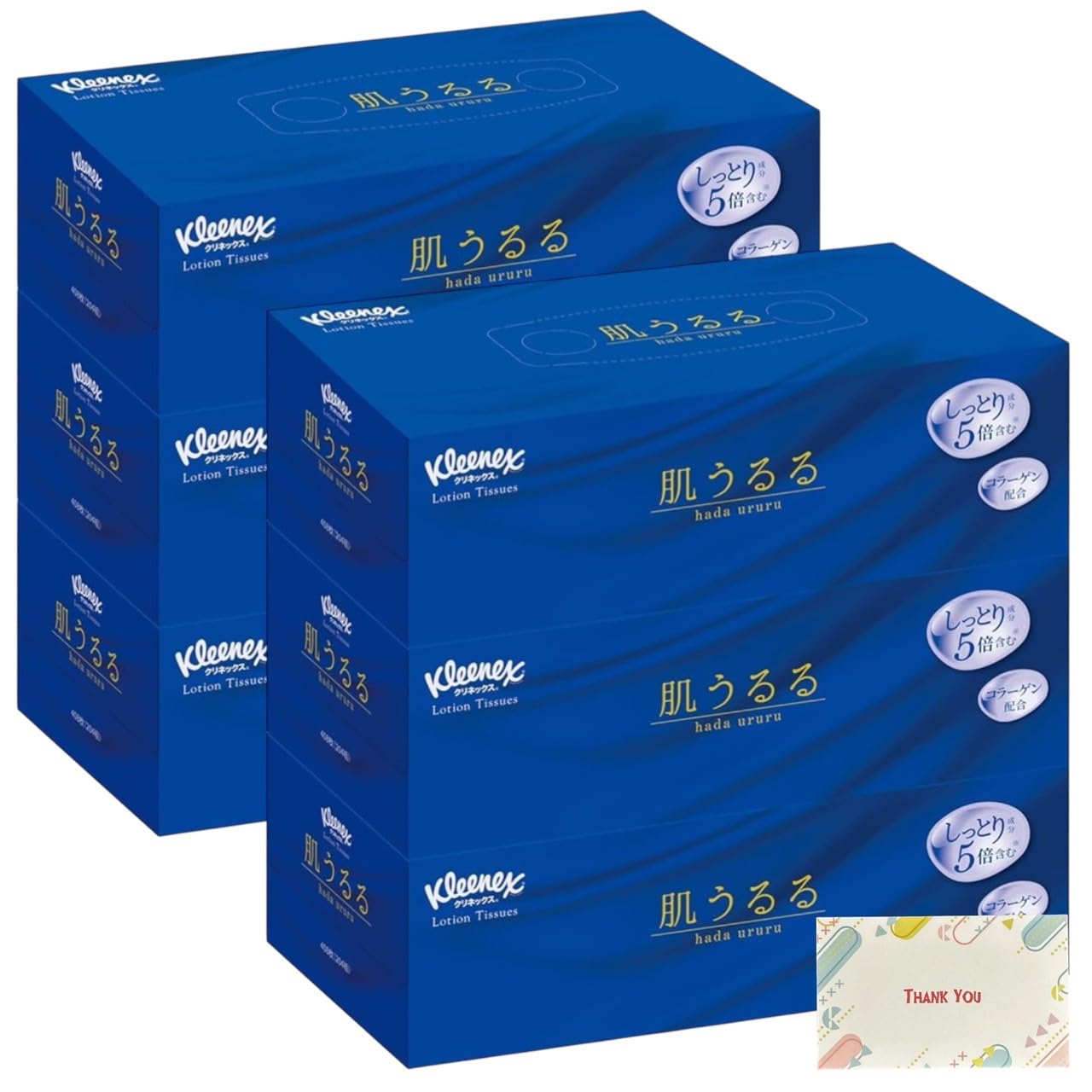 

Кунутонн Кресия Клинекс Скин Уруру Лосьон-салфетка Бонус Оригинал 408 листов х 3 коробки х 2 упаковки + Логотип, (204 пары)