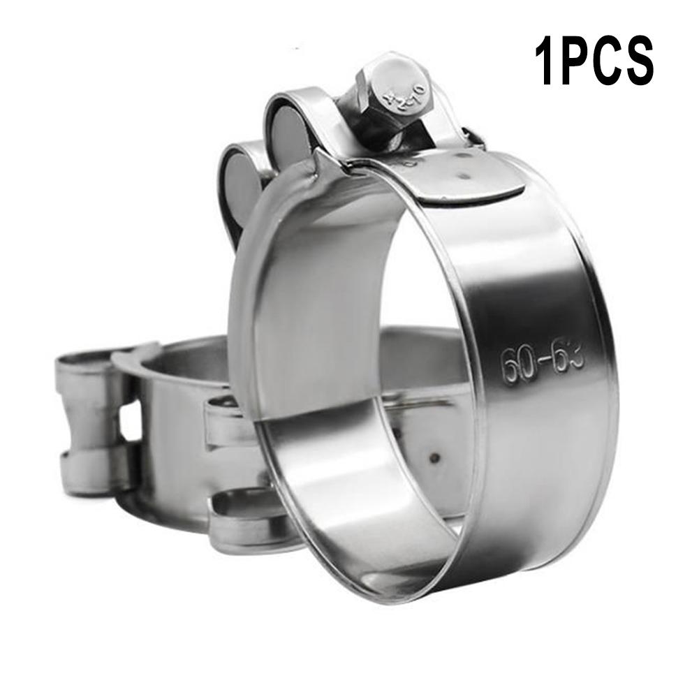 Hose Clamp Heavy Duty Silicone Silver Small Set Screw