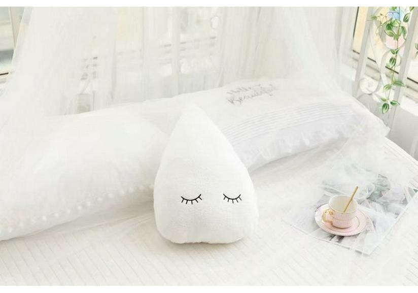 INS Starry Sky Series Throw Pillow | Plush Cloud, Moon, Raindrop, and Star Sofa Cushions for Children's Room Decor