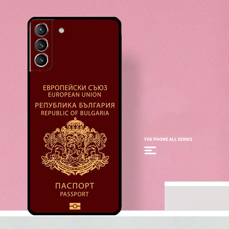 Bulgaria Flag Passport Phone Case For Samsung Galaxy S25 S26 Ultra S20 S21 S22 S23 S24 S10 Plus S25 FE Cover Coque