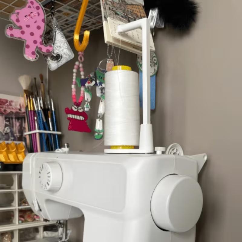 Sturdy 3D Printed Sewing Machine Thread Spool Holder Lightweight Easy Install for Home Sewing DIY Handcraft Projects