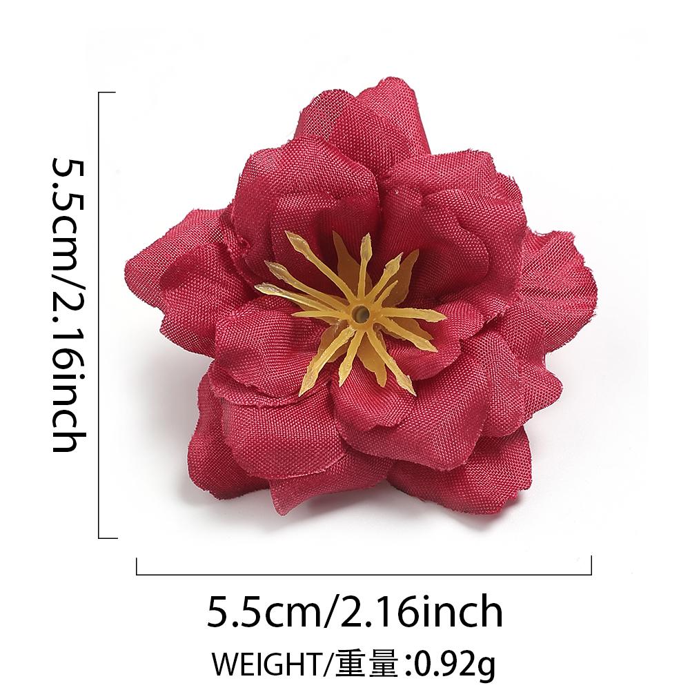 5/10Pcs Artificial Flowers Heads 5.5cm Fake Flowers for Home Decor Garden Wedding Decoration DIY Craft Wreath Gift Accessories