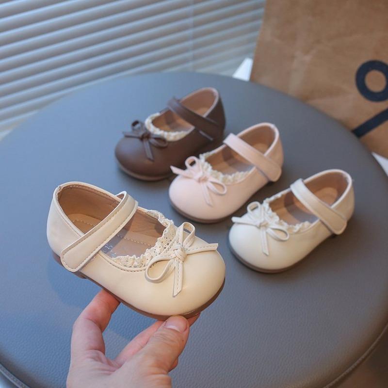 Girls' New Style Children's Soft-soled Baby Shoes with Round Soles, Single-sole Shoes