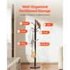 VEVOR Coat Rack Freestanding, Coats Tree Stand with Stable Marble Base &amp; 6 Hooks, Free Standing Hall Coat Rack for Entryway, Bedroom, Office