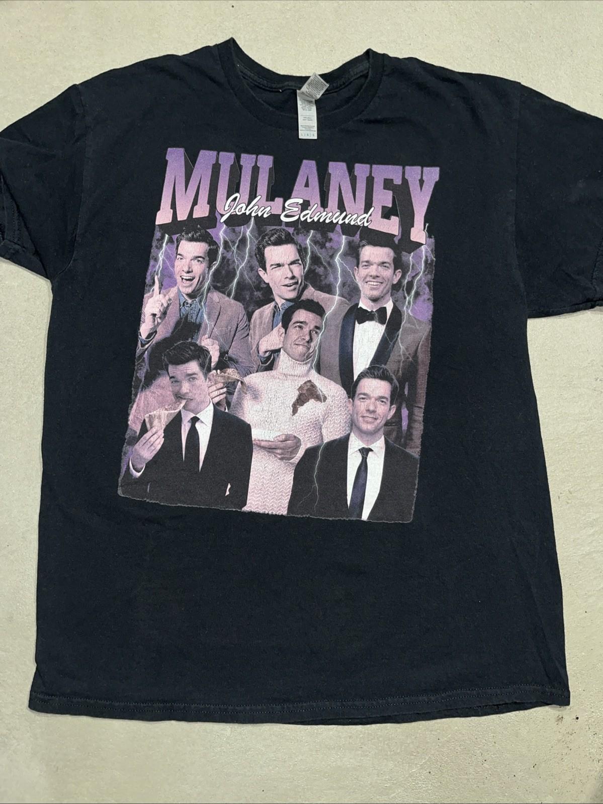 John Edmund Mulaney Comedy Graphic T-Shirt Sz Large SNL S