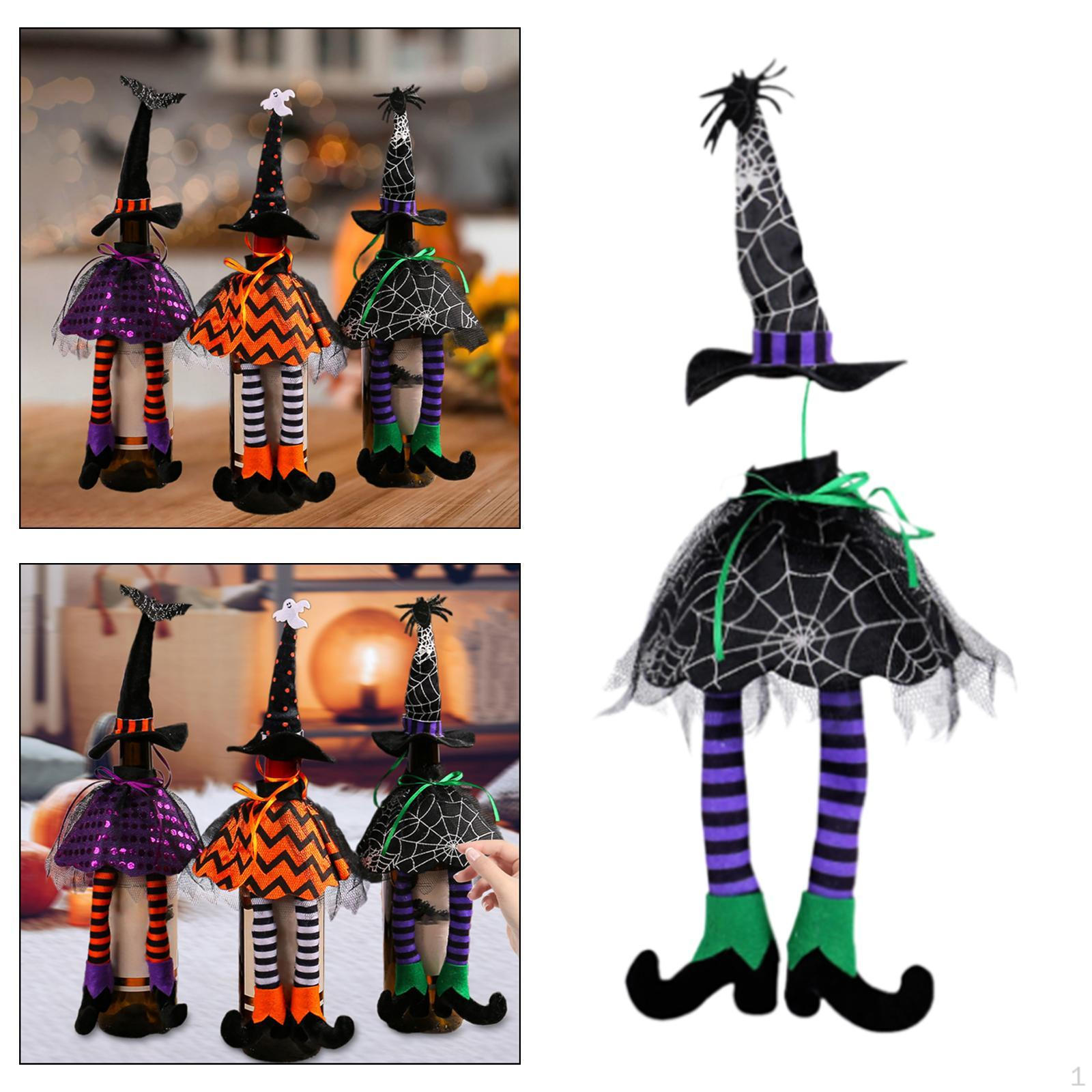 

Хэллоуин шляпа ведьмы крышка бутылки вина украшения праздничные принадлежности для фестиваля чёрный