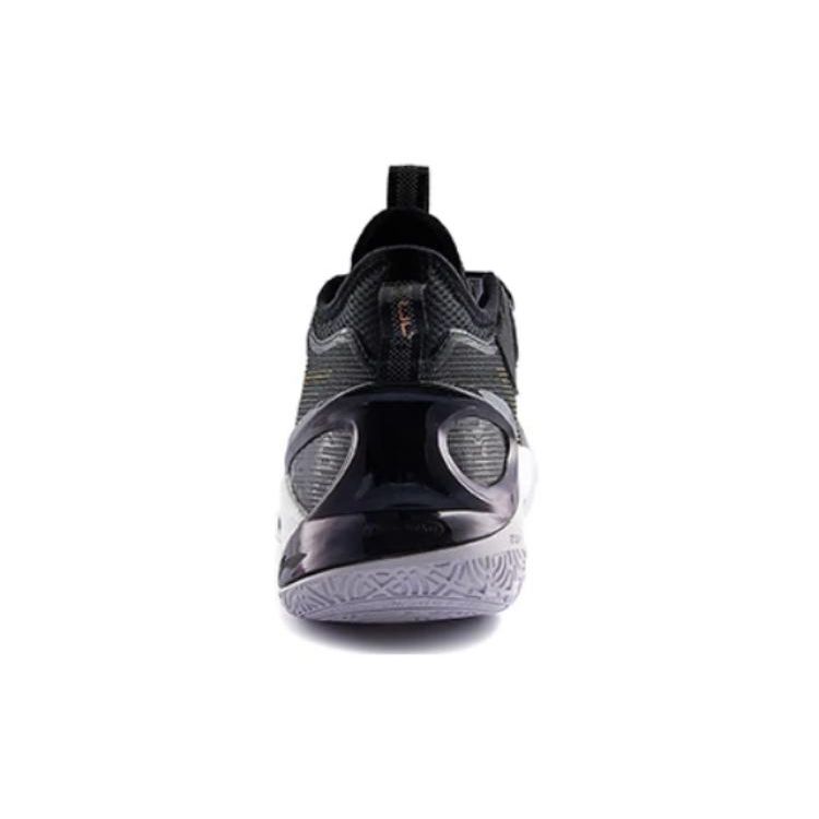 Li Ning Sonic 10 Ultra Comfortable Versatile Non-Slip Wear-Resistant Breathable Mid-Top Basketball Shoes Men Sneaker Black ABAS145-2