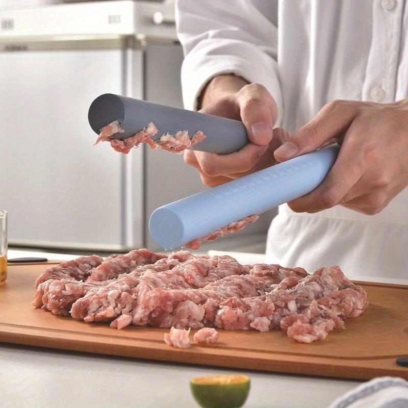 Baking Integrated Silicone Rolling Pin for Household Use with Scale Kneading Pin Silicone Flour Stick Dumpling Skin Tool