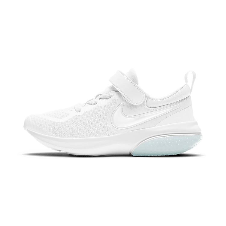 

Nike Project Pod Slip Resistant Cushioning Breathable Low Top Running Shoes White Silver Children Aged 3 7 Years Old 28