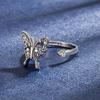 Rotating Copper-Plated Gold Butterfly Ring - Unique & Exquisite Design