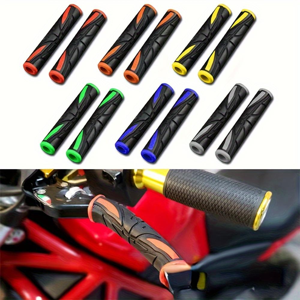 Motorcycle Brake Lever Grips - Anti-Slip Synthetic Rubber Covers for Off-Road Bikes, with Textured Surface for Enhanced Control