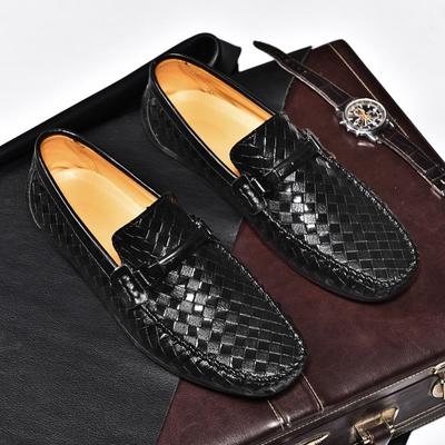 Płaskie Męskie Buty Codzienne Mokasyny ze Zwierzęcym Wzorem Skórzane Buty Męskie Okrągły Nosek Niska Cena Darmowa Dostawa Prawdziwe Modne Dla Dorosłych 2025