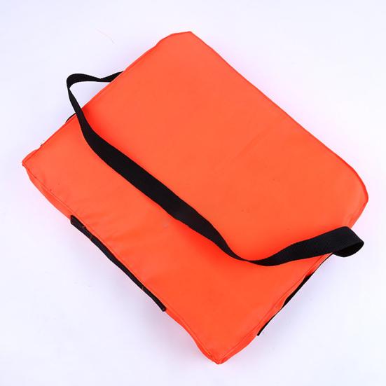 Boat Throwable Flotation Device High Buoyancy Boat Throw Cushion with Strap Swimming Rescue Throwable Flotation Cushion