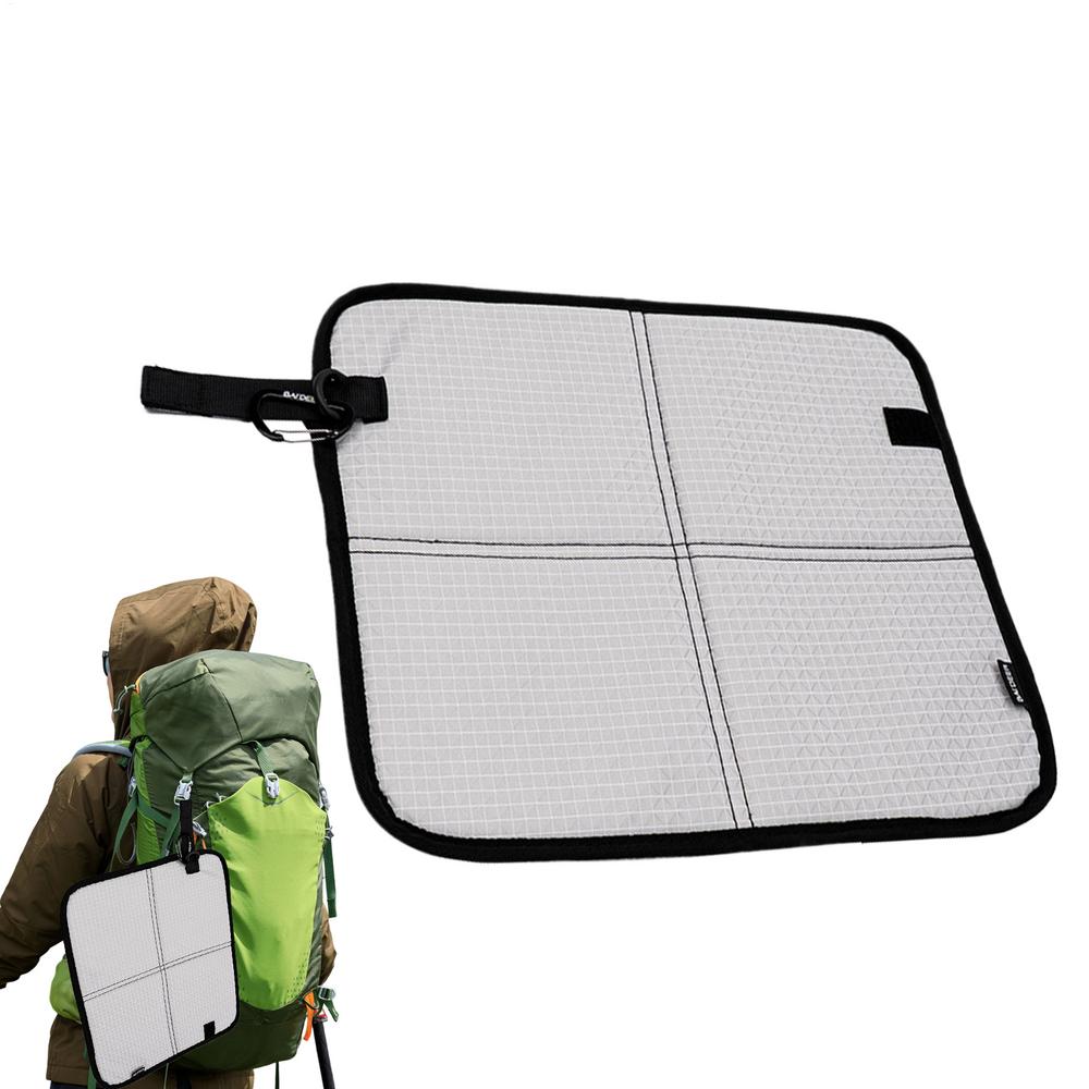 Stadium Seat Cushion Waterproof Chair Mat With Carabiner Clip Foldable Seat Cushion For Hiking Picnic Travel Airplane Sports