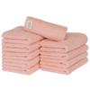 Towel Laboratory Reason for Face Pink Easy to JapanTechnology [The Lightness] #006 Towels, (Light Red), 10-Piece Set, Quick-Drying, Thin, Wring,