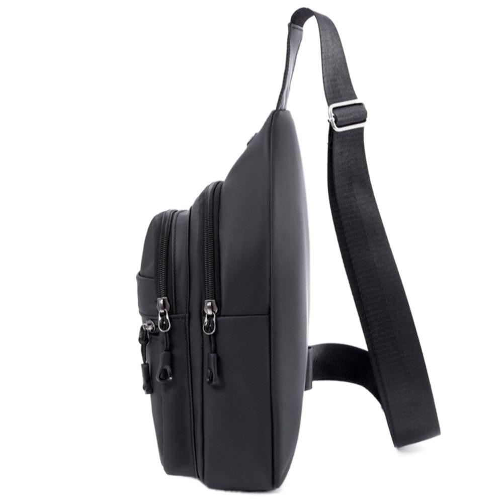 Multi-functional Nylon Crossbody Bag Square Phone Pouch Bag Fashion Men Chest Bag Female