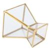 Glas Pflanzenbehälter Mini Geometrischer Displayhalter für Esstisch Fenster Balkondekoration