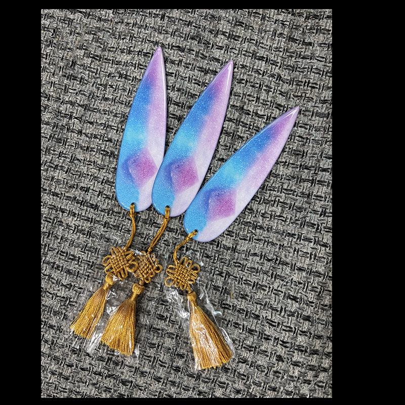 Руми Демон Мультяшный Ролевая игра Реквизит Охотники Хэллоуин Длинный Меч Нож Реквизит Костюмы Оружие Карнавал Косплей Аксессуары для Костюма