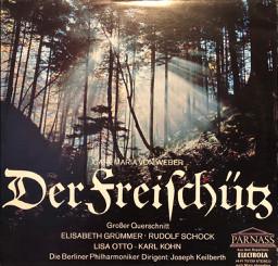 

LP Record CARL MARIA VON WEBER Der Freischtz Groer Querschnitt 73729 Parnass Germany Classical Used