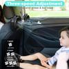 Summer Car Fan USB Free-Rotation Dual-Head Car Headrest Cooling Fans Energy-Efficient 3-Speed Strong Wind Brushless Fan